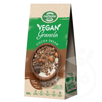 Cerbona vegán granola müzli kakaós-mandulás 300 g