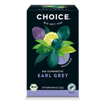 Choice bio fekete tea earl grey 40 g