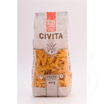 Civita magas rosttartalmú kukoricatészta penne 450 g