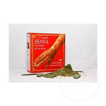 Classic Henna haj és testfesték por 50 g