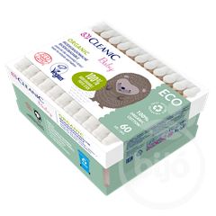 Cleanic baby eco organic biológiailag lebomló fültisztító 60 db