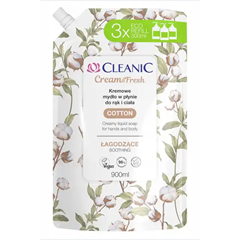 Cleanic folyékony szappan utántöltő cotton fresh 900 ml