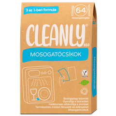 Cleanly eco mosogatócsíkok 3 az 1-ben formula 64 db