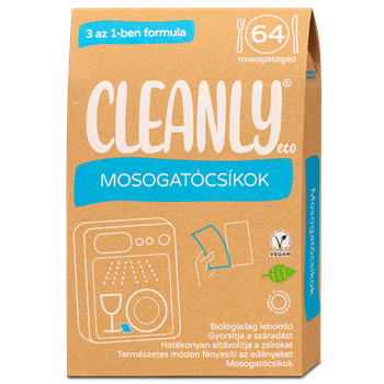 Cleanly eco mosogatócsíkok 3 az 1-ben formula 64 db