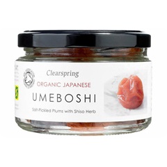 Clearspring bio umeboshi sós japán szilva 200 g