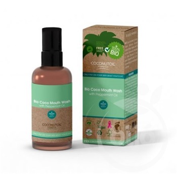 Coconutoil cosmetics bio coco szájvíz borsmentával 100 ml