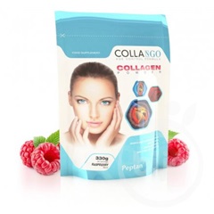 Collango collagen por málnás ízű 330 g