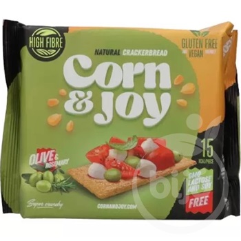 Corn Joy extrudált kenyér rozmaring, oliva 80 g