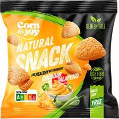 Corn Joy snack cheddar sajt-jalapeno gluténmentes 40 g