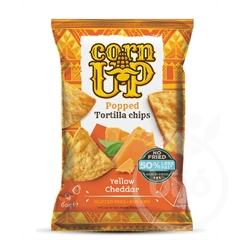 Corn Up tortilla chips cheddar ízű 60 g