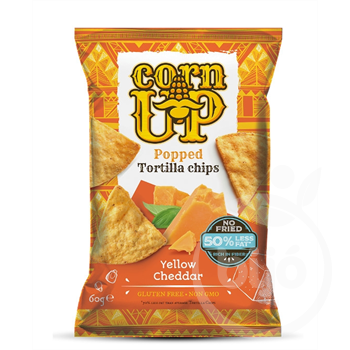 Corn Up tortilla chips cheddar ízű 60 g