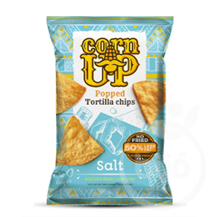 Corn Up tortilla chips tengeri sóval 60 g