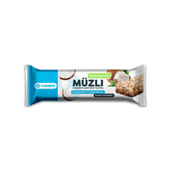 Cornexi gluténmentes müzliszelet hcn kókuszos ízű, kakaós tejbevonó talppal 25 g