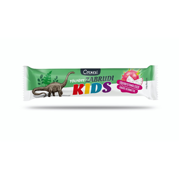 Cornexi kids zabrudi epres-vanília ízű töltelékkel töltött zabrúd joghurtos bevonattal 30 g