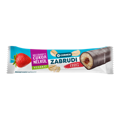 Cornexi vegán zabrudi epres töltelékkel töltött zabrúd kakaós bevonattal édesítőszerrel hcn 30 g