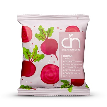Crispy natural 100% cékla szeletek 18 g