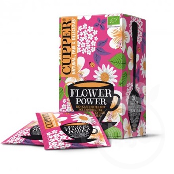 Cupper bio flower power élénkítő tea 20 db 35 g