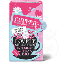 Cupper bio lovely selection válogatás teák 24 db 43 g