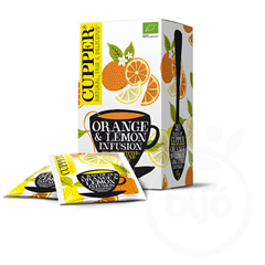 Cupper bio orange&lemon narancs-citrom gyümölcstea 20 db 50 g