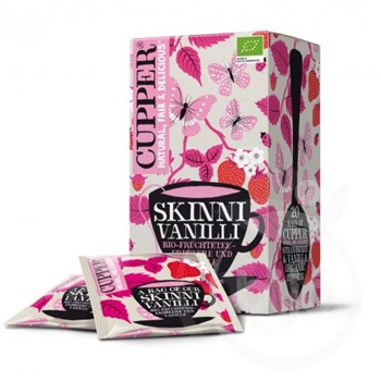 Cupper bio skinni vanilli vaníliás gyümölcstea 20 db 40 g