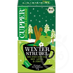 Cupper bio winter srtudel xmas limited edition téli almás fahéjas tea 50 g