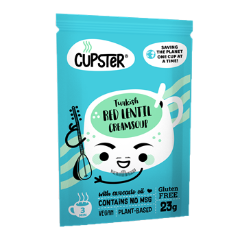 Cupster instant török vöröslencse krémleves 23 g