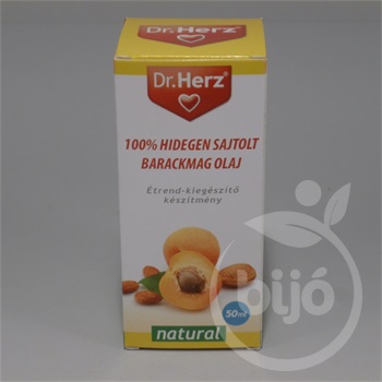 Dr.herz barackmag olaj 100% hidegen sajtolt 50 ml