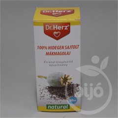 Dr.herz mákmagolaj 100% hidegen sajtolt 50 ml