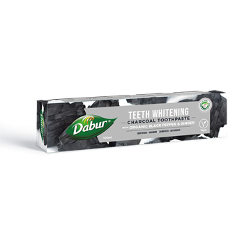 Dabur Herbal fehérítő fogkrém Aktív szénnel organikus összetevővel 100 ml