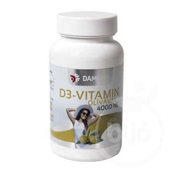 Damona d3 vitamin 4000NE olívával tabletta 100 db