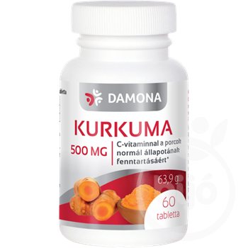 Damona kurkuma tabletta 500mg 60 db