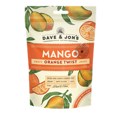Dave & Jon`s szárított mangó orange twist 100 g