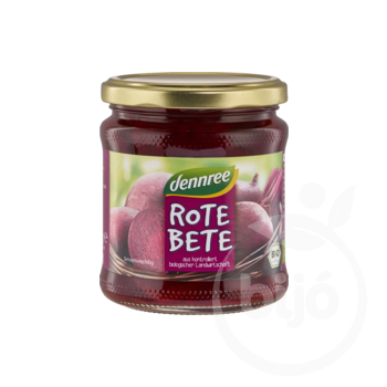 Dennree bio szeletelt cékla üveges 330 g