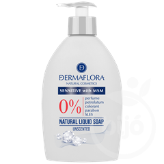 Dermaflora 0% folyékony szappan sensitive with msm 400 ml