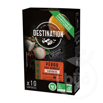 Destination bio kapszulás kávé peru 100% arabica 55 g