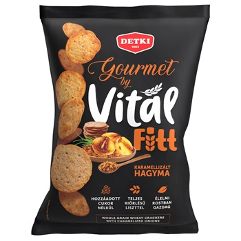 Detki gourmet vital fitt teljes kiőrlésű kréker karamellizált hagymás 100 g