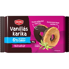 Detki hcn vaníliás karika étcsokoládé 150 g