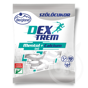 Dextreme szőlőcukor mentolos ízű + kalcium 70 g