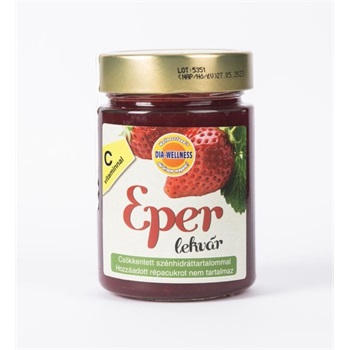Dia-Wellness lekvár eper 380 g