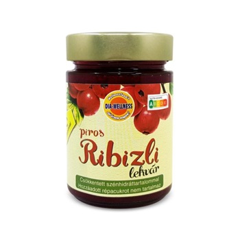 Dia-Wellness lekvár pirosribizli 380 g