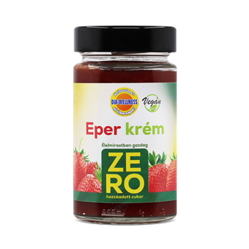 Dia-Wellness zéró hozzáadott cukor eper krém  250 g