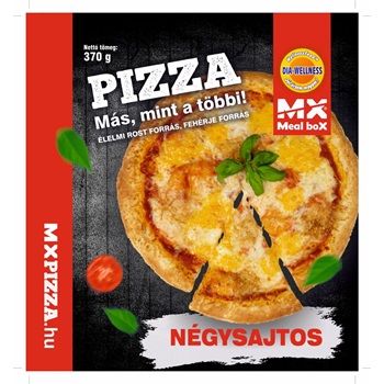 Dia-wellness fagyasztott pizza négysajtos 370 g