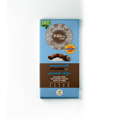 Dia-Wellness - Health Market Milkless Delight Kókusztejes csokoládé kókuszchipsszel 80g