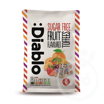 Diablo cukormentes gyümölcskaramella édesítőszerrel 75g