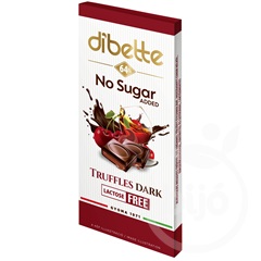 Dibette nas alkoholos meggyes krémmel töltött étcsokoládé hozzáadott cukor nélkül édesítőszerekkel 80 g
