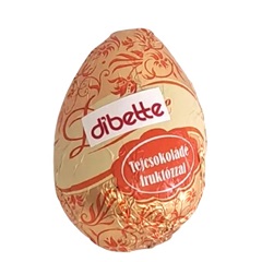 Dibette tejcsokoládé tojás fruktózzal 20 g