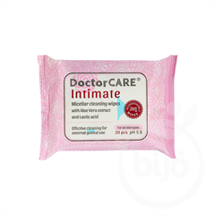 Doctor Care intim nedves törlőkendő 100% biodegradable 20 db