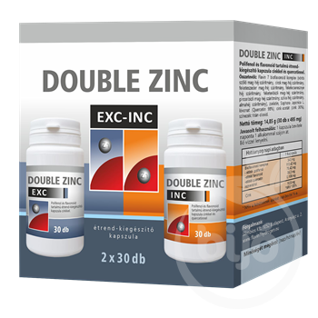 Double Zinc exc-inc kapszula 30+30 db 60 db