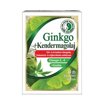 Dr.chen ginkgo biloba+kendermagolaj kapszula 40 db