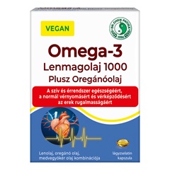 Dr.chen vegán omega3 lenmagolaj 1000+oregánóolaj kapszula 30 db